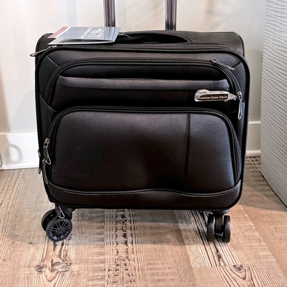 American Green Travel 17” Carry-On Spinner Laptop Briefcase Underseater bag - Picture 14 of 16